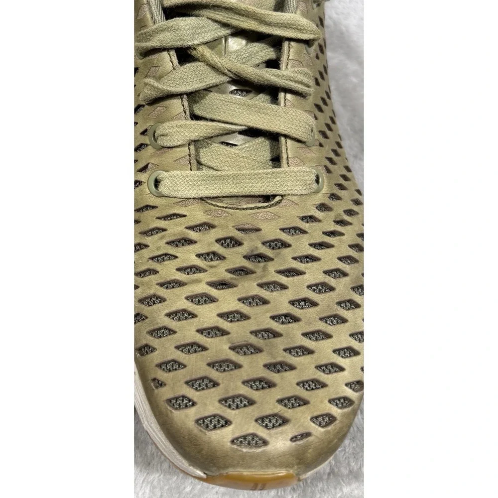 No Bull Perforated Olive Running Shoes Mens 7.5 Womens 9‎ CrossFit Walking Run